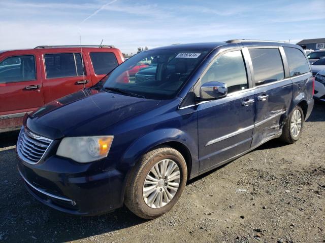 2C4RC1GG7CR309255 - 2012 CHRYSLER TOWN & COU LIMITED BLUE photo 1