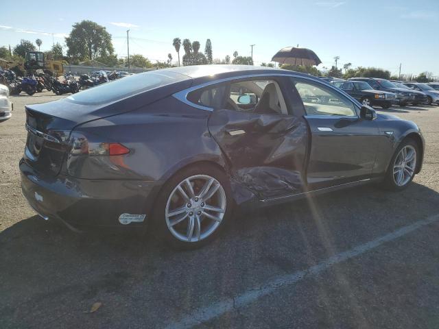 5YJSA1H17FF080643 - 2015 TESLA MODEL S 85 GRAY photo 3