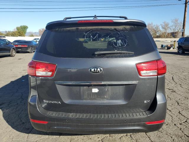 KNDMC5C11G6174984 - 2016 KIA SEDONA EX CHARCOAL photo 6