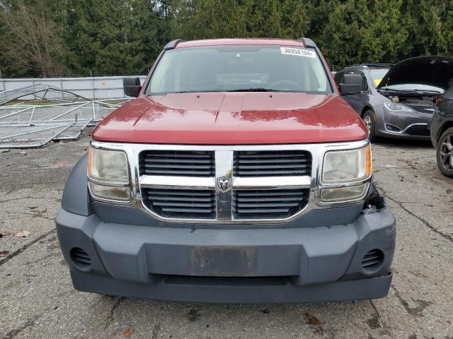 1D8GU28K67W562966 - 2007 DODGE NITRO SXT RED photo 5