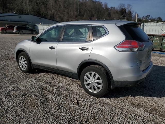 KNMAT2MVXGP652719 - 2016 NISSAN ROGUE S SILVER photo 2