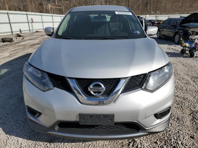 KNMAT2MVXGP652719 - 2016 NISSAN ROGUE S SILVER photo 5