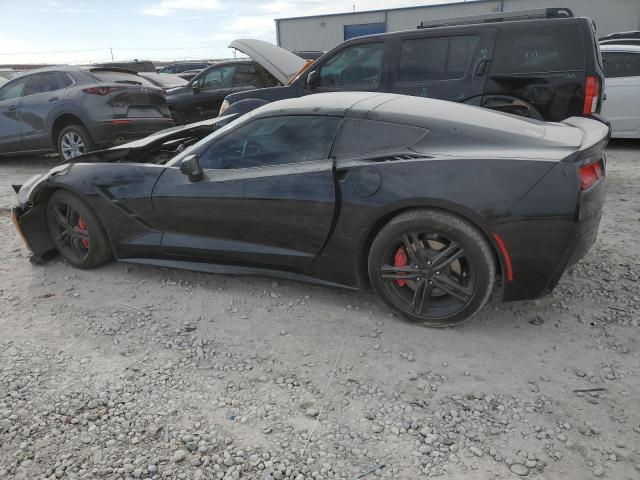 1G1YB2D75H5111103 - 2017 CHEVROLET CORVETTE STINGRAY 1LT BLACK photo 2