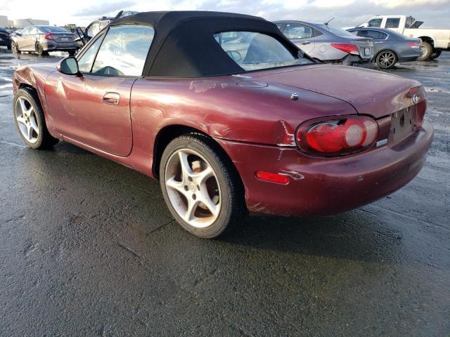 JM1NB353430302867 - 2003 MAZDA MX-5 MIATA BASE GRAY photo 2