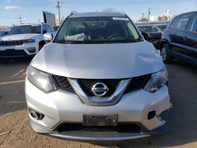 5N1AT2MV6EC813325 - 2014 NISSAN ROGUE S SILVER photo 5