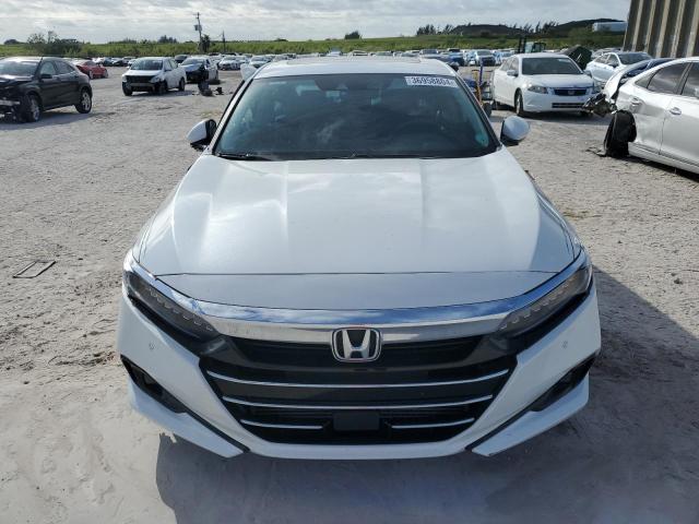 1HGCV1F52MA048172 - 2021 HONDA ACCORD EXL WHITE photo 5