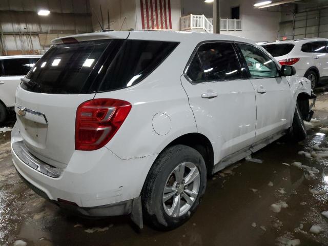 2GNALBEK6H1590052 - 2017 CHEVROLET EQUINOX LS WHITE photo 3