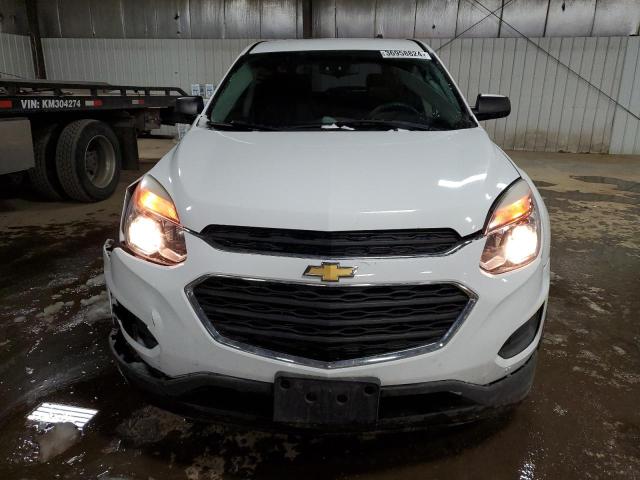 2GNALBEK6H1590052 - 2017 CHEVROLET EQUINOX LS WHITE photo 5