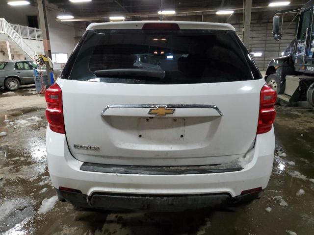 2GNALBEK6H1590052 - 2017 CHEVROLET EQUINOX LS WHITE photo 6