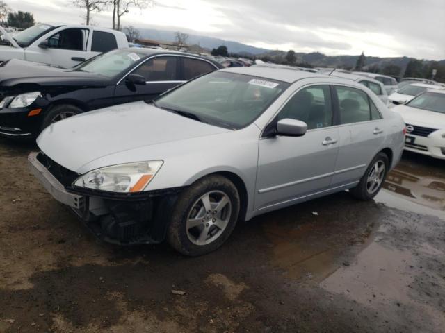 JHMCN36435C012920 - 2005 HONDA ACCORD HYBRID SILVER photo 1