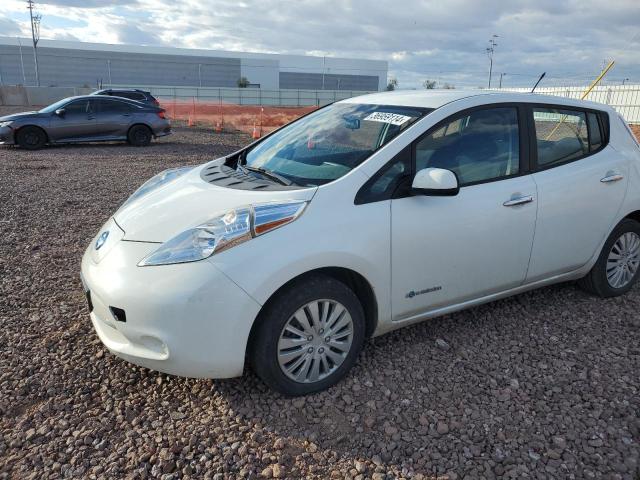 1N4AZ0CP5DC423833 - 2013 NISSAN LEAF S WHITE photo 1