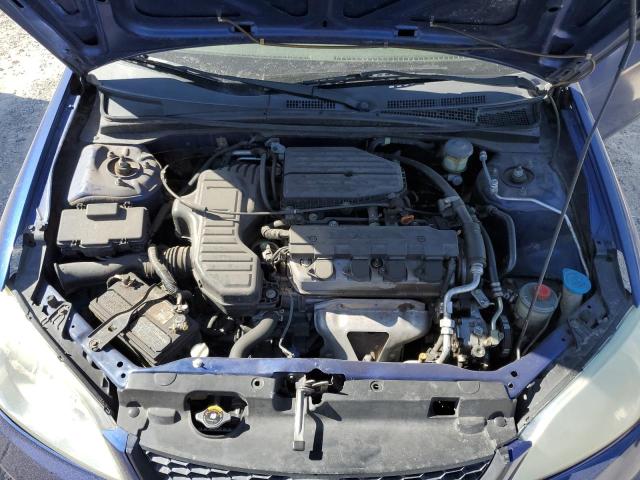 1HGEM22155L062383 - 2005 HONDA CIVIC DX VP BLUE photo 11