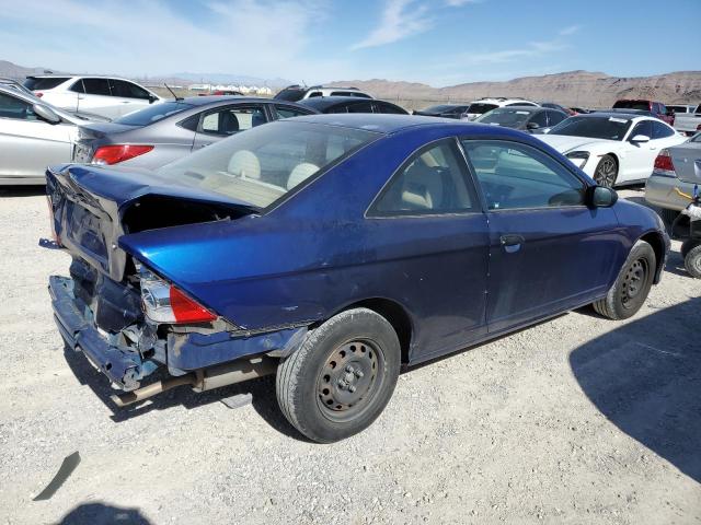 1HGEM22155L062383 - 2005 HONDA CIVIC DX VP BLUE photo 3