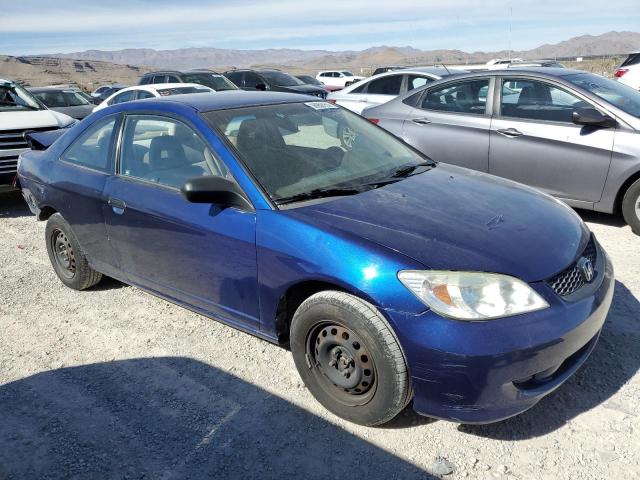 1HGEM22155L062383 - 2005 HONDA CIVIC DX VP BLUE photo 4