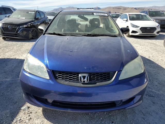 1HGEM22155L062383 - 2005 HONDA CIVIC DX VP BLUE photo 5
