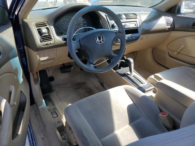 1HGEM22155L062383 - 2005 HONDA CIVIC DX VP BLUE photo 8