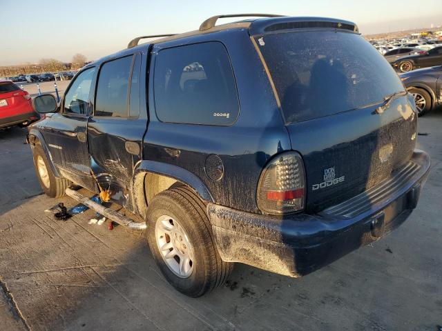 1B4HR28Z8YF254469 - 2000 DODGE DURANGO BLUE photo 2