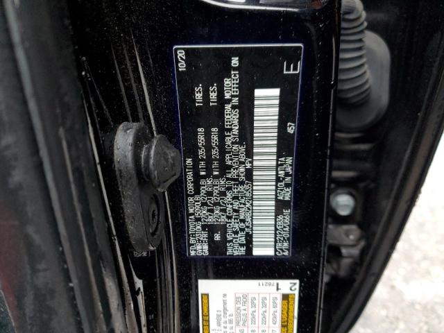 JTJSARBZ2M2185357 - 2021 LEXUS NX 300 BASE შავი ფოტო 13