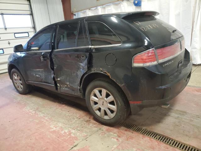 2LMDU88C17BJ22989 - 2007 LINCOLN MKX BLACK photo 2