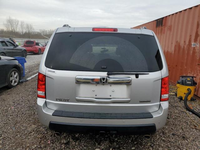 5FNYF3H9XBB045229 - 2011 HONDA PILOT TOURING SILVER photo 6