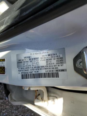 JM3TB38V980145467 - 2008 MAZDA CX-9 WHITE photo 10