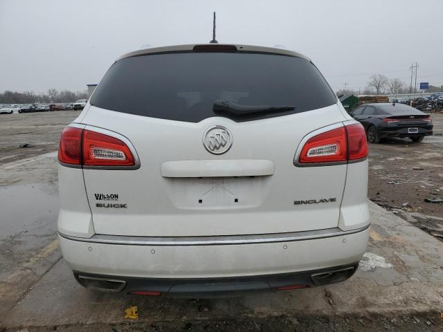 5GAKRBKD8GJ317699 - 2016 BUICK ENCLAVE WHITE photo 6