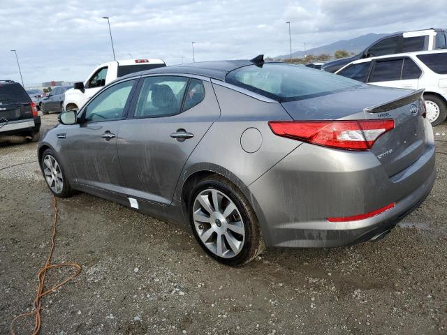 5XXGR4A62CG077132 - 2012 KIA OPTIMA SX GRAY photo 2