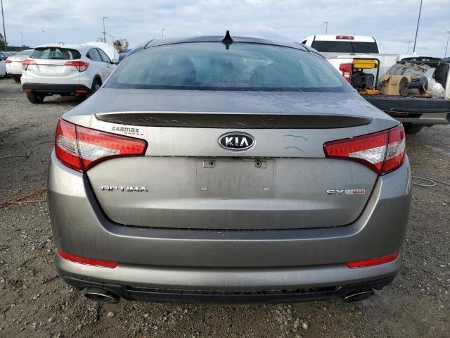 5XXGR4A62CG077132 - 2012 KIA OPTIMA SX GRAY photo 6