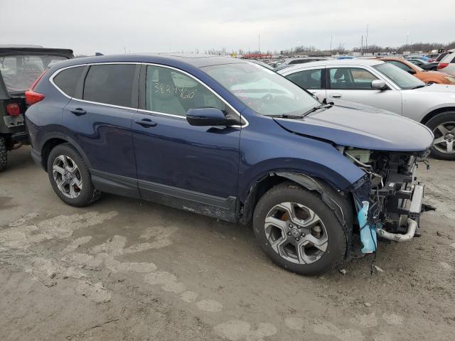 5J6RW2H80KL000619 - 2019 HONDA CR-V EXL BLUE photo 4