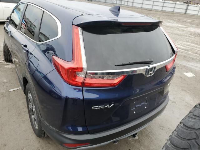 5J6RW2H80KL000619 - 2019 HONDA CR-V EXL BLUE photo 6