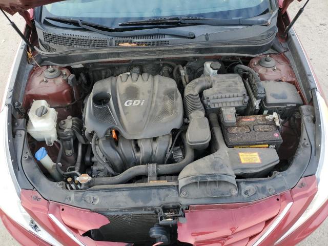 5NPEB4AC8CH448705 - 2012 HYUNDAI SONATA GLS RED photo 11