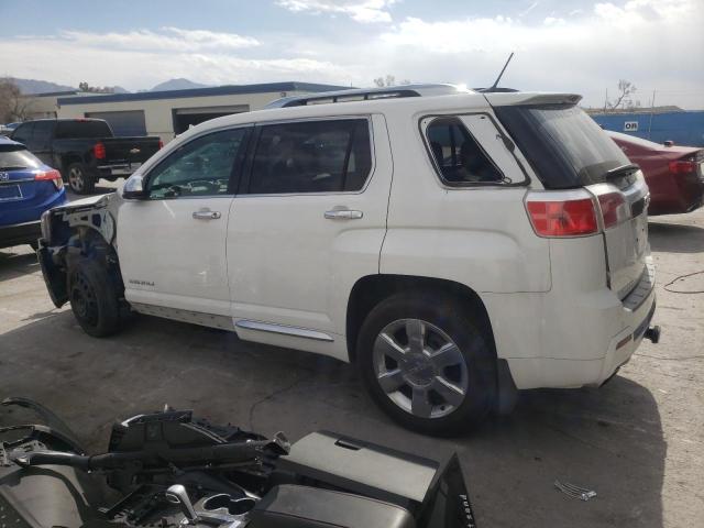 2GKFLYE3XD6276755 - 2013 GMC TERRAIN DENALI WHITE photo 2