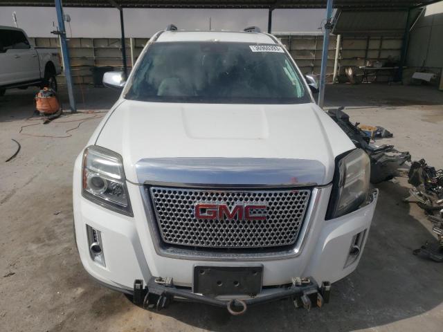 2GKFLYE3XD6276755 - 2013 GMC TERRAIN DENALI WHITE photo 5