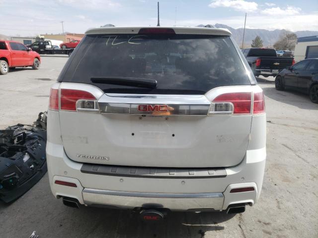 2GKFLYE3XD6276755 - 2013 GMC TERRAIN DENALI WHITE photo 6