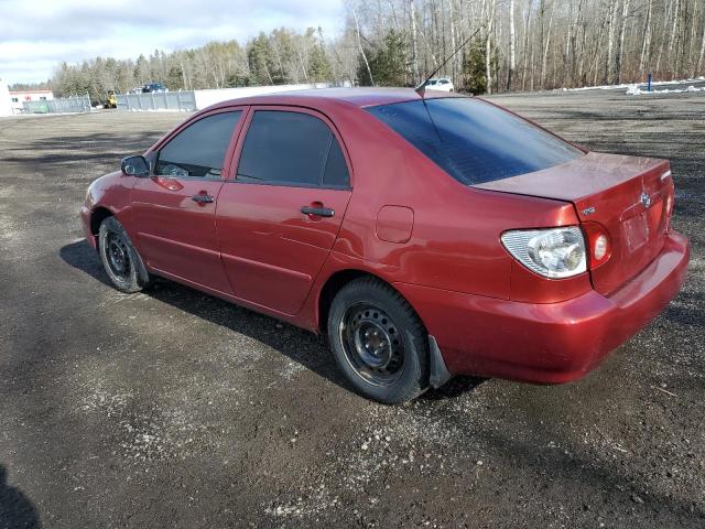 2T1BR32E76C643307 - 2006 TOYOTA COROLLA CE RED photo 2