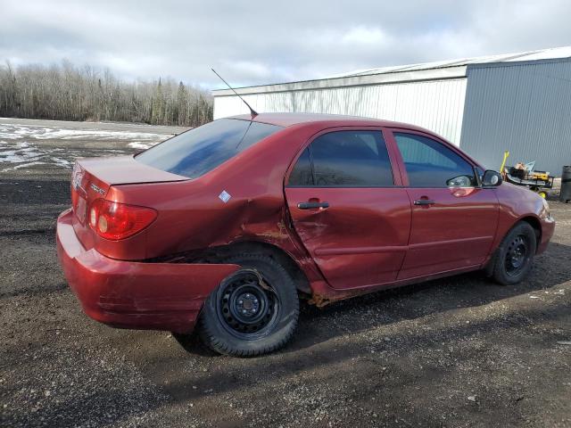 2T1BR32E76C643307 - 2006 TOYOTA COROLLA CE RED photo 3