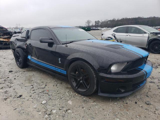 1ZVHT88S675222292 - 2007 FORD MUSTANG SHELBY GT500 BLACK photo 4