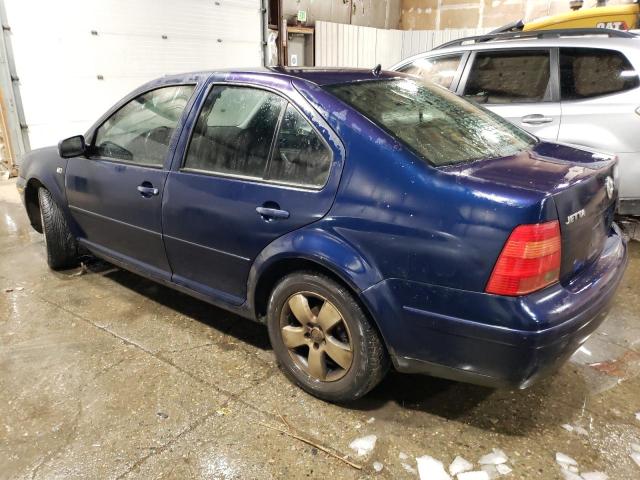 3VWSK69M33M118554 - 2003 VOLKSWAGEN JETTA GLS BLUE photo 2