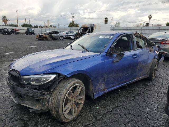 3MW5U7J02M8B57510 - 2021 BMW M340I BLUE photo 1