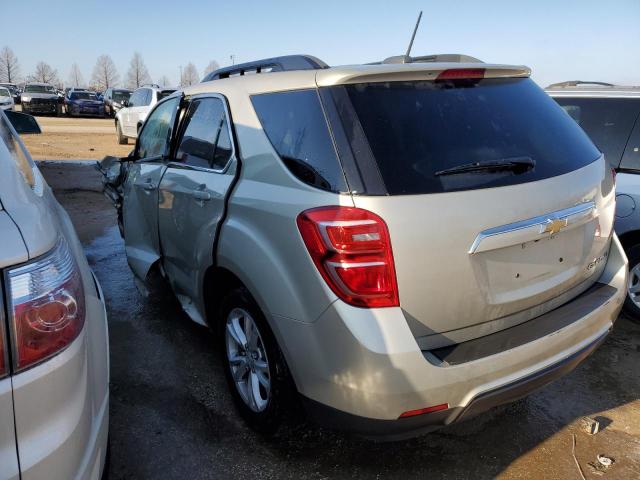 2GNALCEK6G1125159 - 2016 CHEVROLET EQUINOX LT BEIGE photo 2