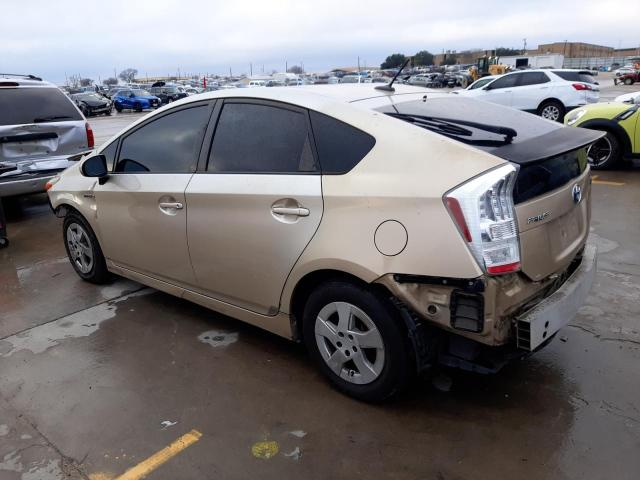 JTDKN3DUXB0322947 - 2011 TOYOTA PRIUS GOLD photo 2