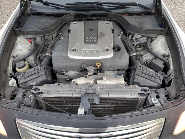 JNKCV61E39M309946 - 2009 INFINITI G37 BASE WHITE photo 11