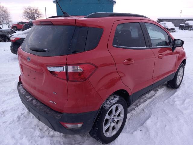 MAJ6S3GL4MC425849 - 2021 FORD ECOSPORT SE RED photo 3