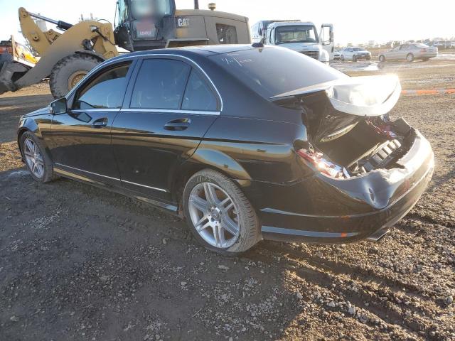 WDDGF5GB5AR127119 - 2010 MERCEDES-BENZ C 350 BLACK photo 2