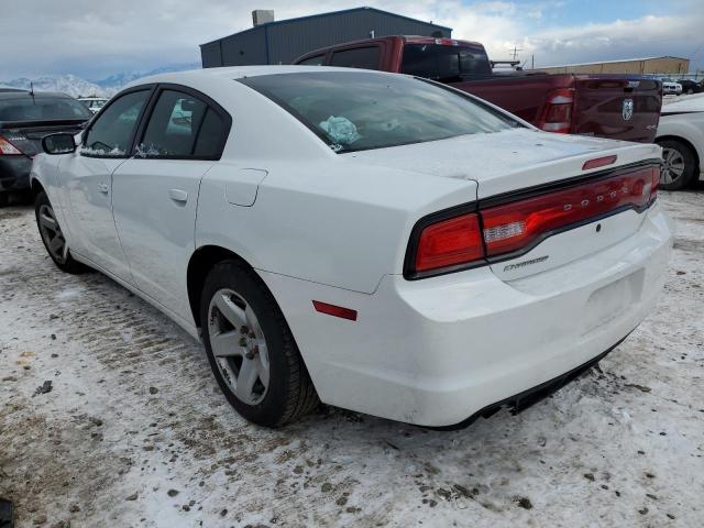 2C3CDXAT1EH279307 - 2014 DODGE CHARGER POLICE WHITE photo 2