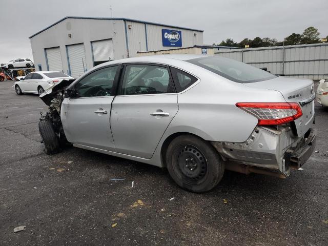 1N4AB7AP4DN902717 - 2013 NISSAN SENTRA S SILVER photo 2