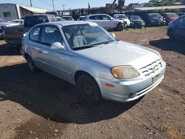 KMHCG35C04U302377 - 2004 HYUNDAI ACCENT GL SILVER photo 4