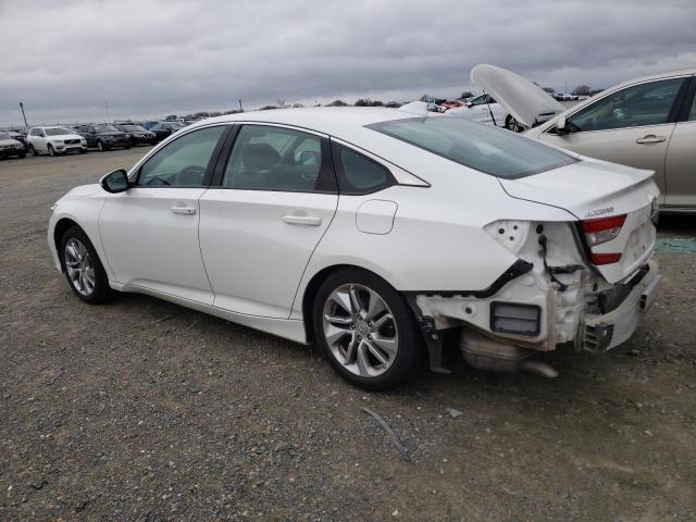 1HGCV1F13KA079103 - 2019 HONDA ACCORD LX WHITE photo 2