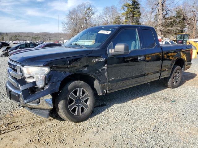 1FTEX1EP7GFC90385 - 2016 FORD F150 SUPER CAB BLACK photo 1