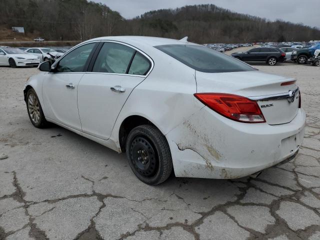 2G4GS5EV7D9199582 - 2013 BUICK REGAL PREMIUM WHITE photo 2